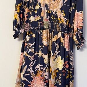 Floral Long Sleeve Dress